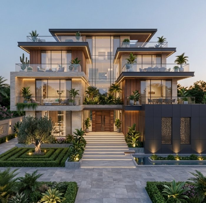 Contemporary luxury home in Punjab designed by SPACES & STRUCTURES